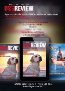 Интервью в журнал Dog Review